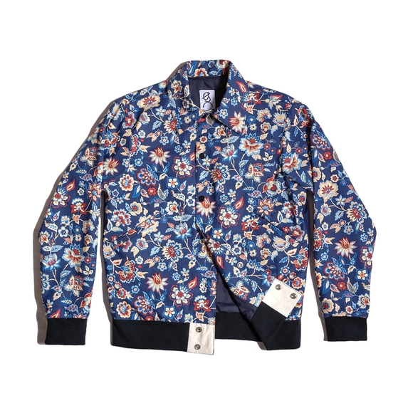 Floral Print Bomber - Picture 6 of 6